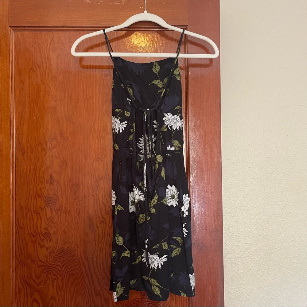 RVCA navy floral mini dress